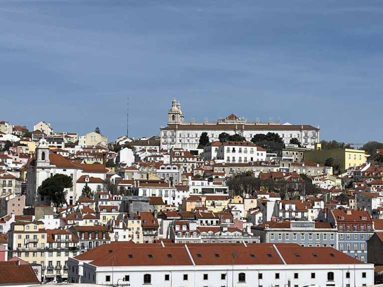 Lisbon rooftops from the ship
