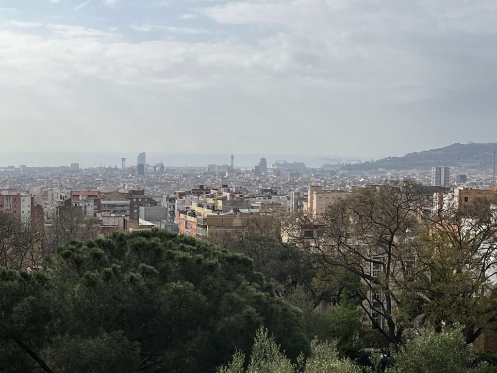 Barcelona view from Park Guell