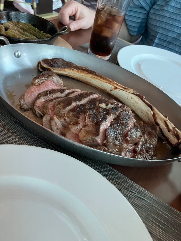 Celebrity Apex - Fine Cut Steakhouse - Tomahawk for 2