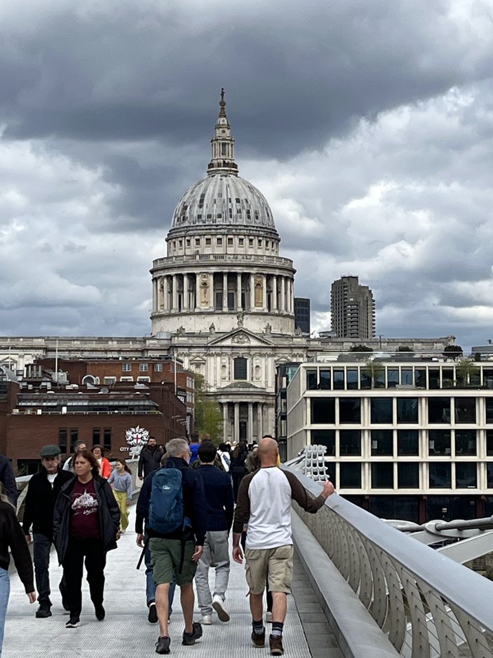 St. Paul's Cathedral from Millenium Bridge