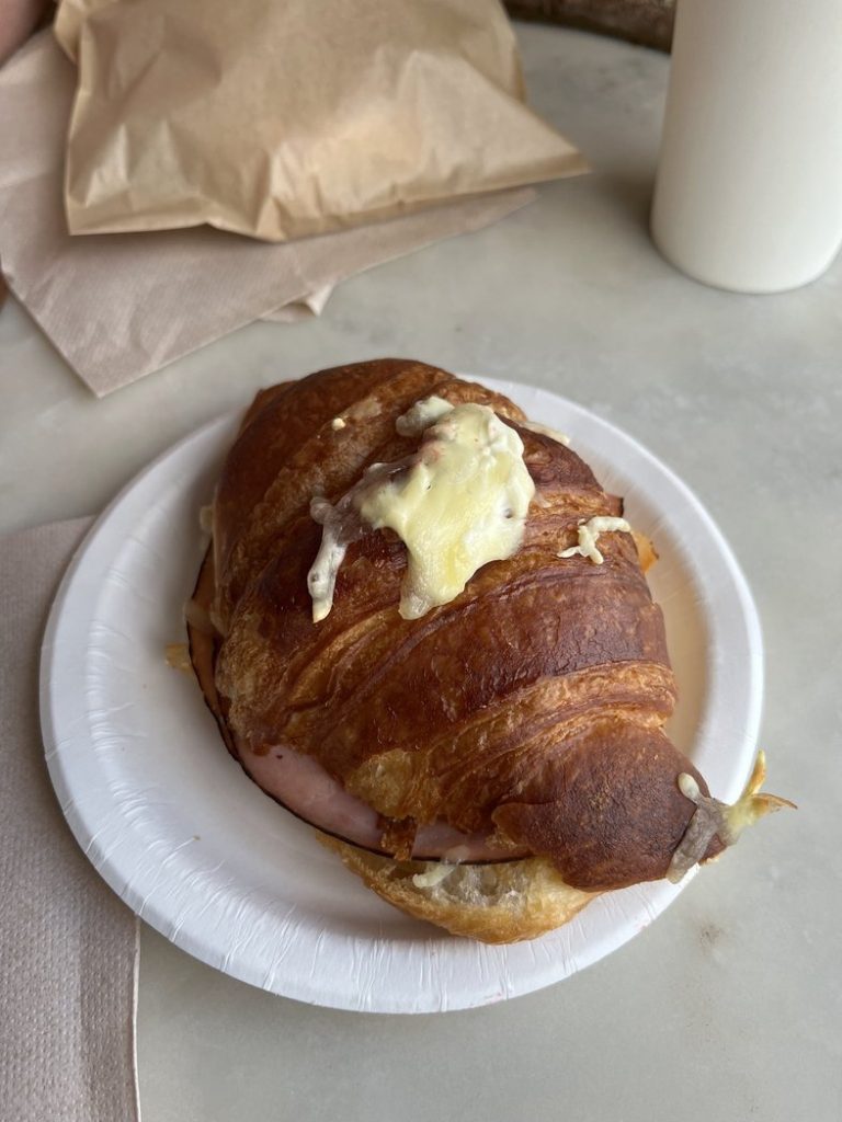 Ham & Cheese Croissant at Hilton Head Social Bakery