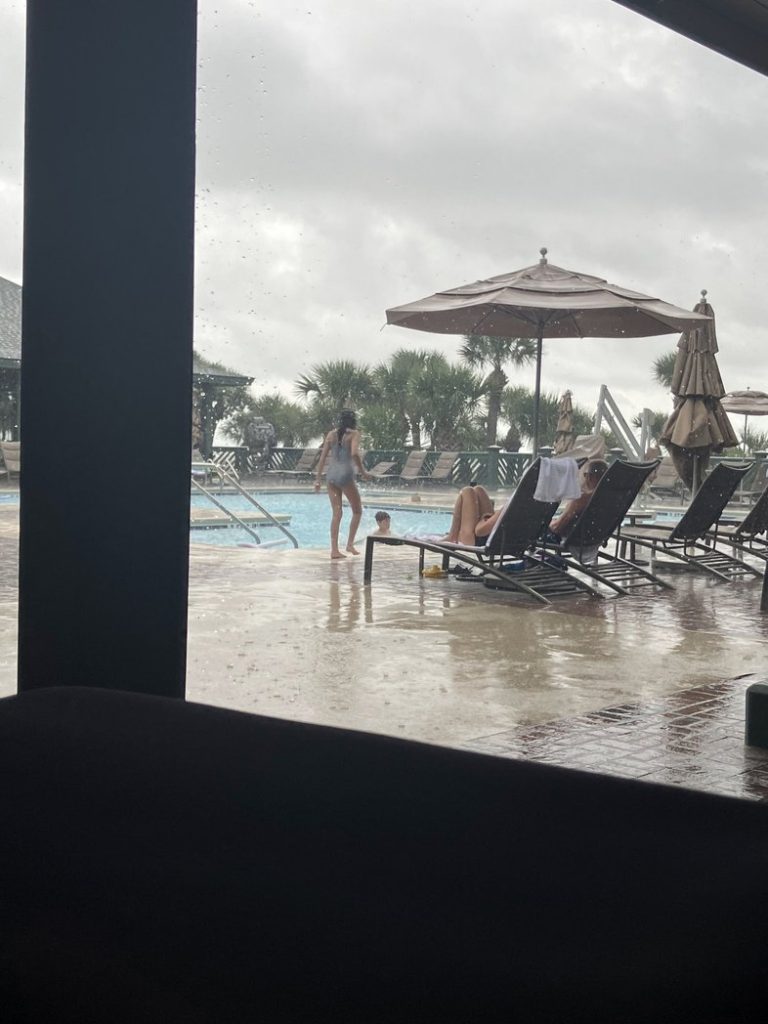 Rain at the Beach House