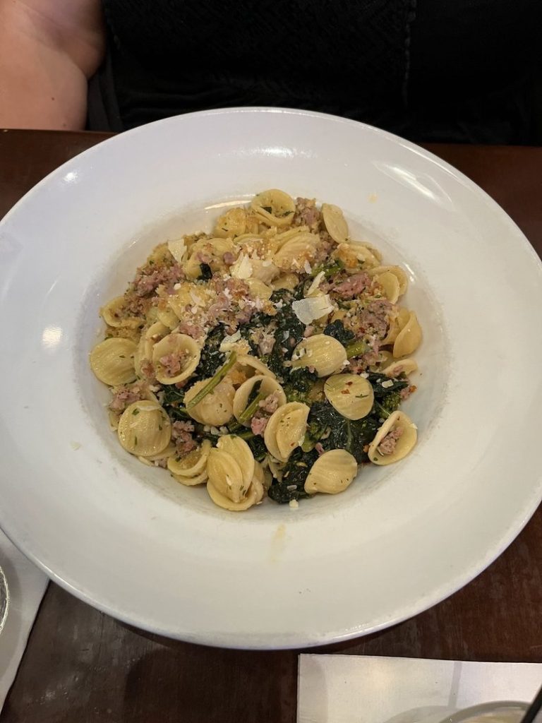 Sausage & Broccoli Rabe at Frankie Bones