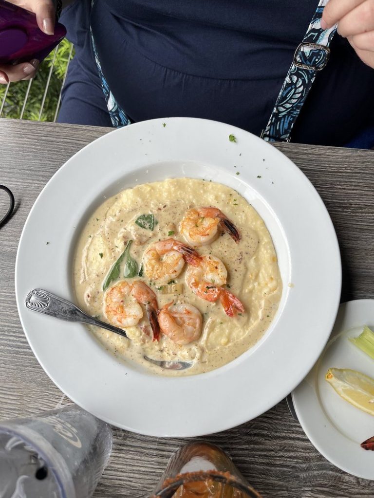 Shrimp & Grits at Crazy Crab