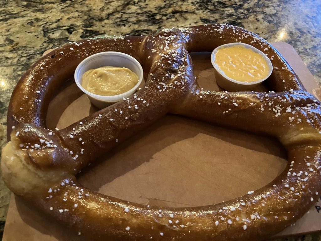 Big Ol Pretzel at Top Dawg