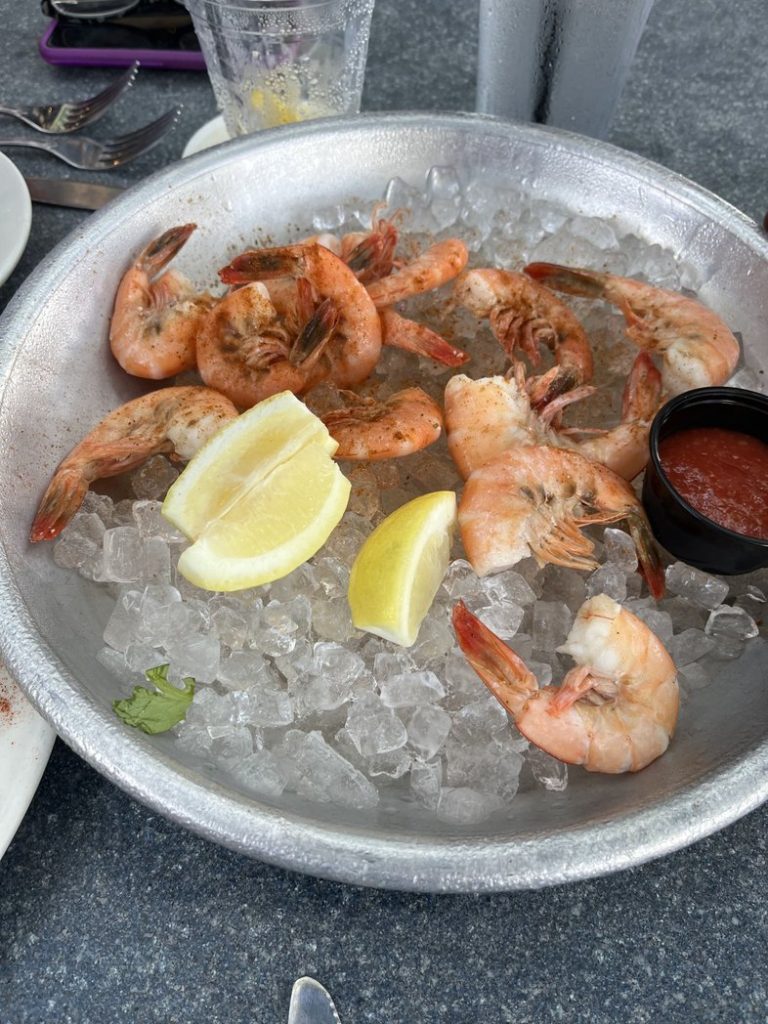 Peel & Eat Shrimp at Skull Creek Boathouse