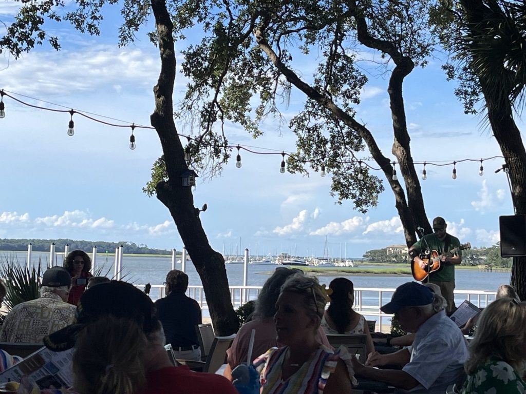 The Scene at Skull Creek Boathouse