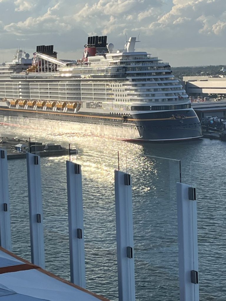 Disney Destiny awaiting its Maiden Voyage