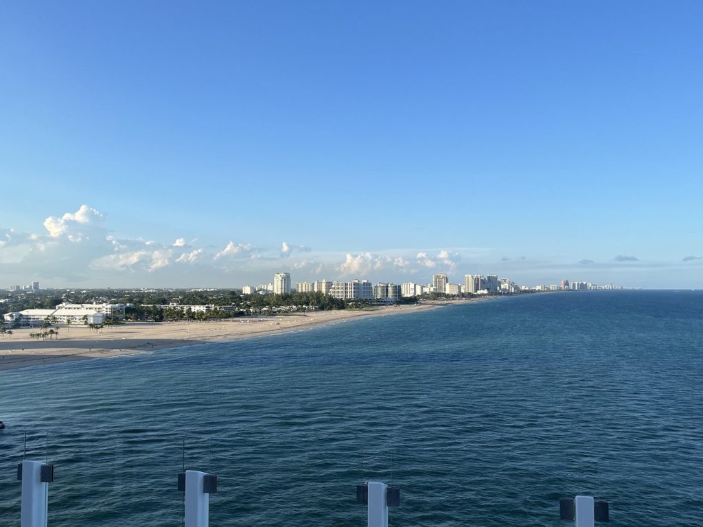 Fort Lauderdale during sail-away