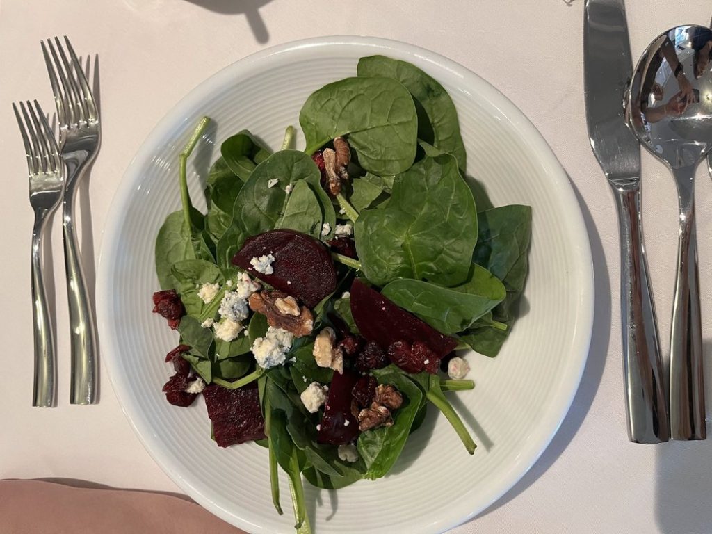 Tuscan Welcome Lunch - Spinach and Roquefort Salad
