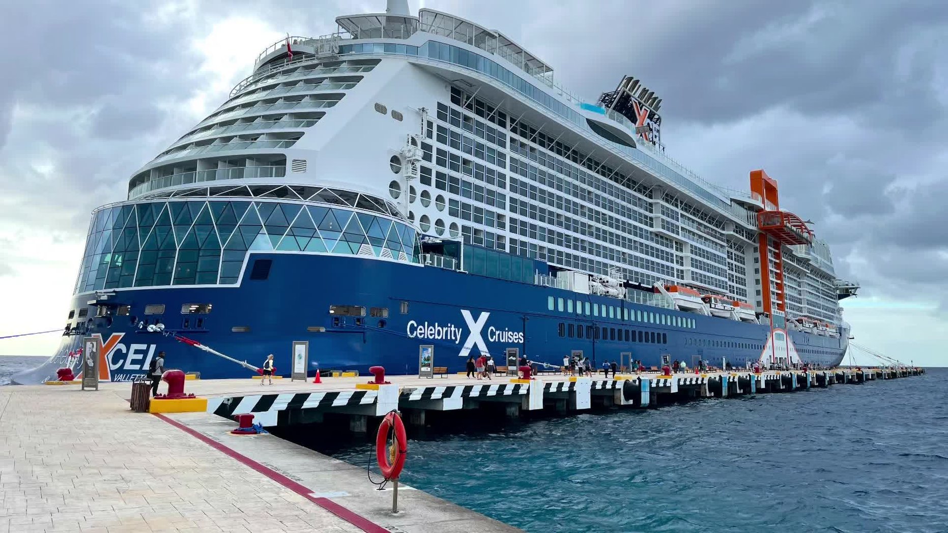Celebrity Xcel - Docked in Cozumel