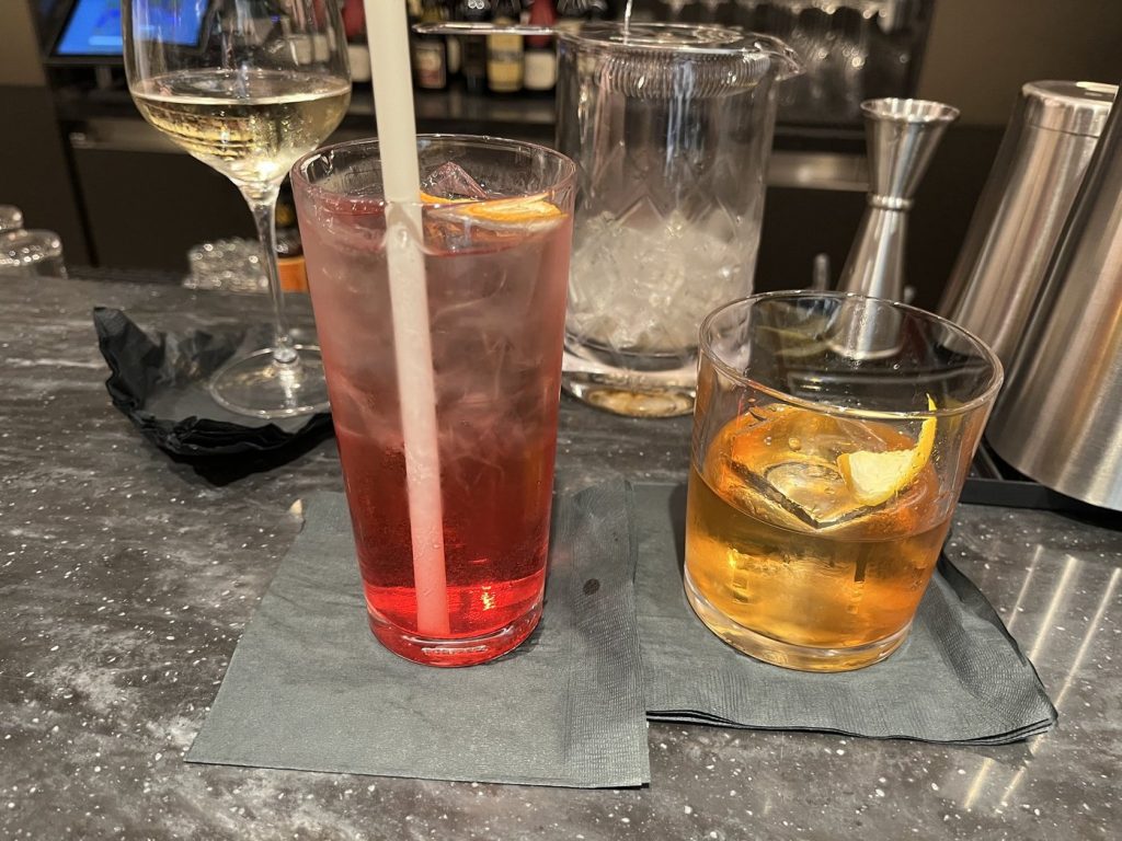 Pre-Speakeasy Hibiscus Collins & Old Fashioned @ The Club