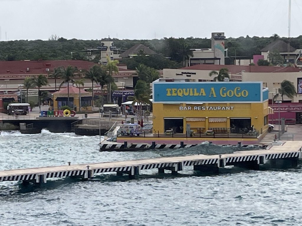 Port of Cozumel - Choppy Morning Sea