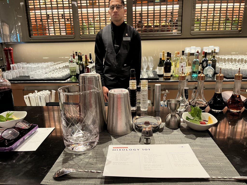 Mixology 101 - The Set-up & Our Mixologist Instructor