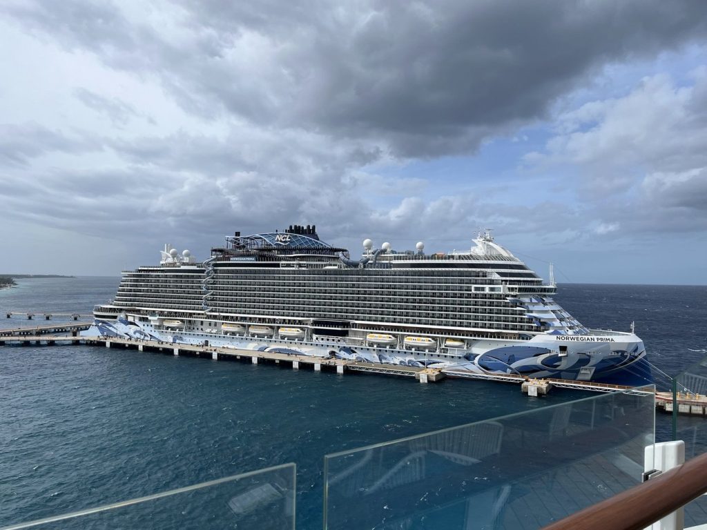 Port of Cozumel - Only the NCL Prima & Celebrity Xcel made it