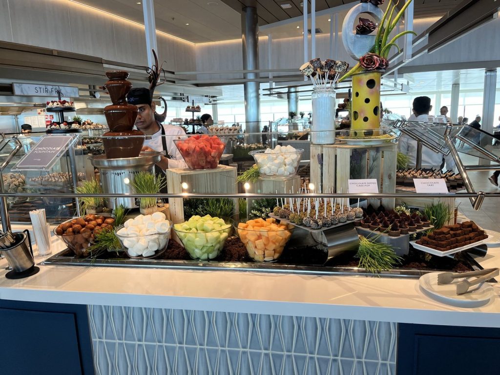 Oceanview Cafe - Chocolate Fountain