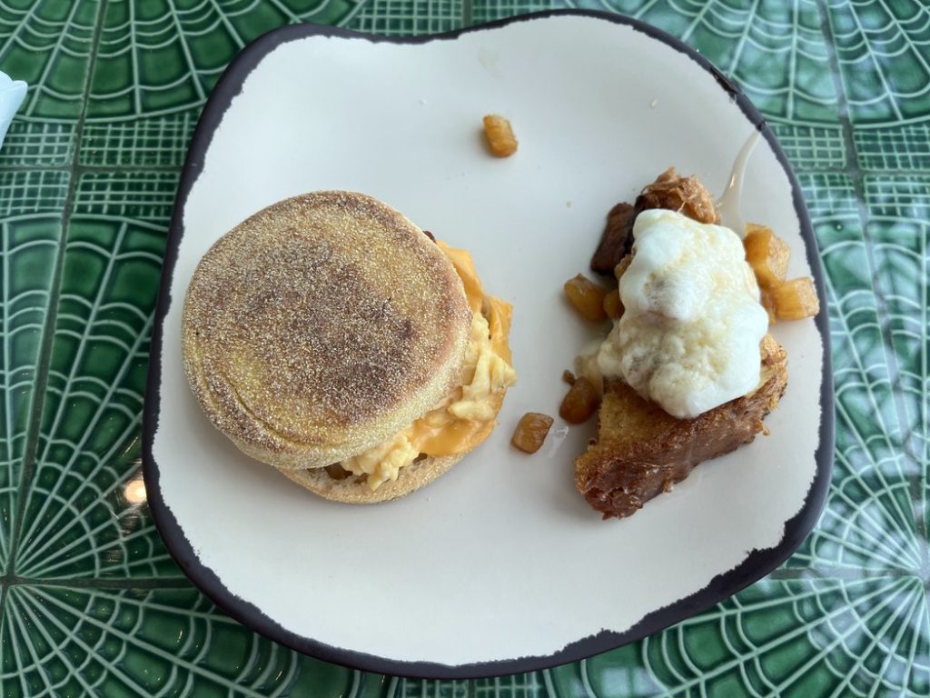 Spice Cafe - Carnival Breakfast Sandwich & French Toast