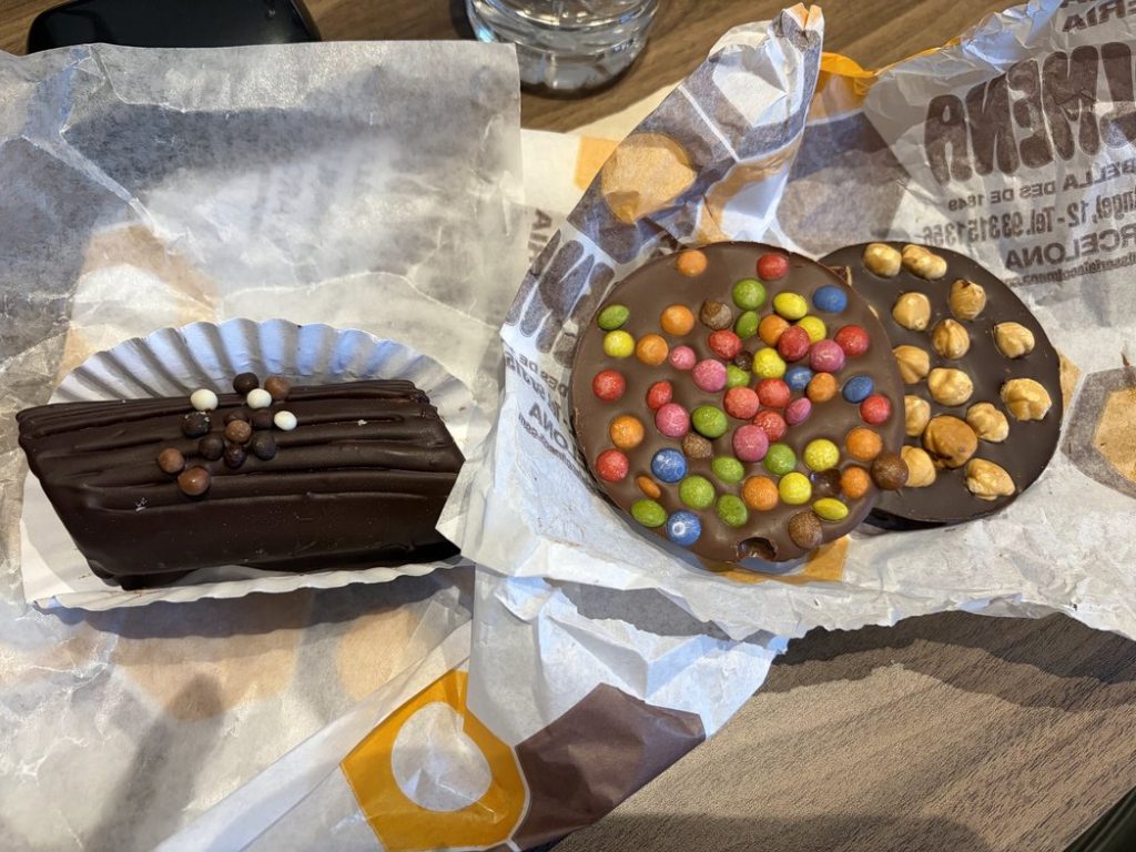 Dessert from Pastisseria la Colmena