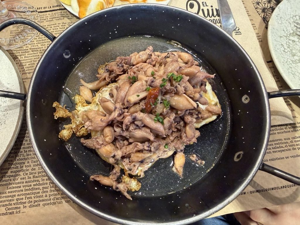 House Specialty w/ Baby Squid @ El Quim