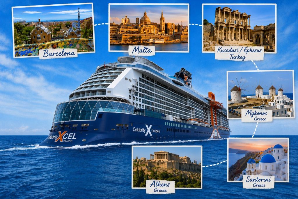 Celebrity Xcel Mediterranean Cruise
