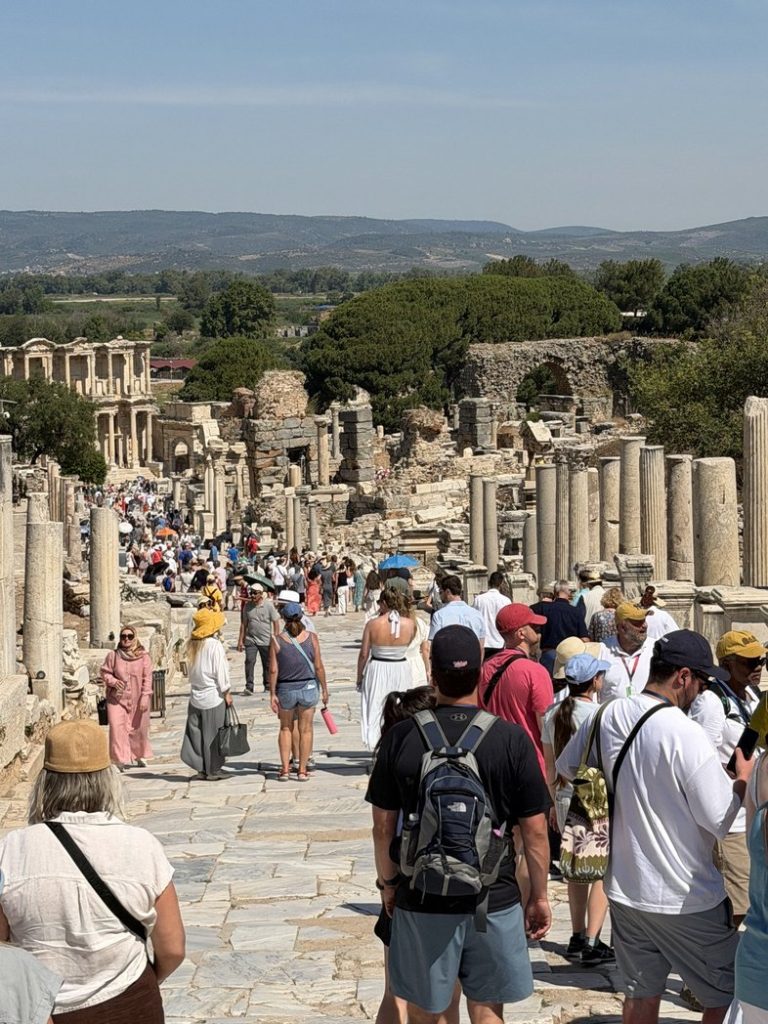 Heading Down Curetes Street (Ephesus)