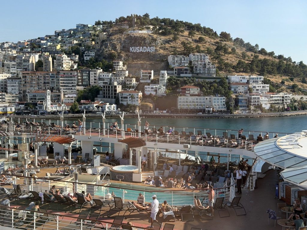 Celebrity Xcel Pool Deck and Kusadasi