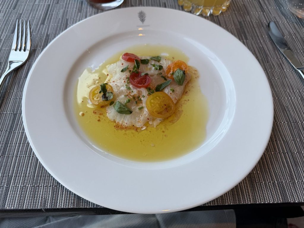 Sea Bass Crudo @ Luminae