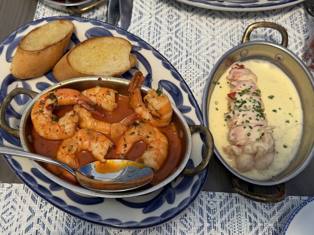 OMG Gambas al Ajillo & Lobster Medallions @ Bora Brunch