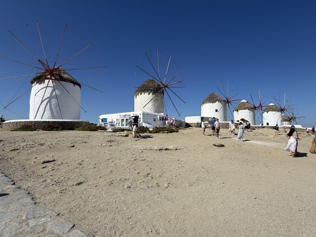 Iconic Windmills of Kato Mili Ridge - Mykonos