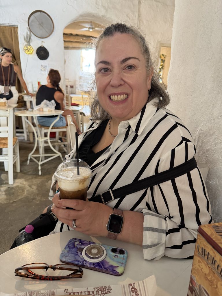 Coffee in Gioras Medieval Bakery - Mykonos