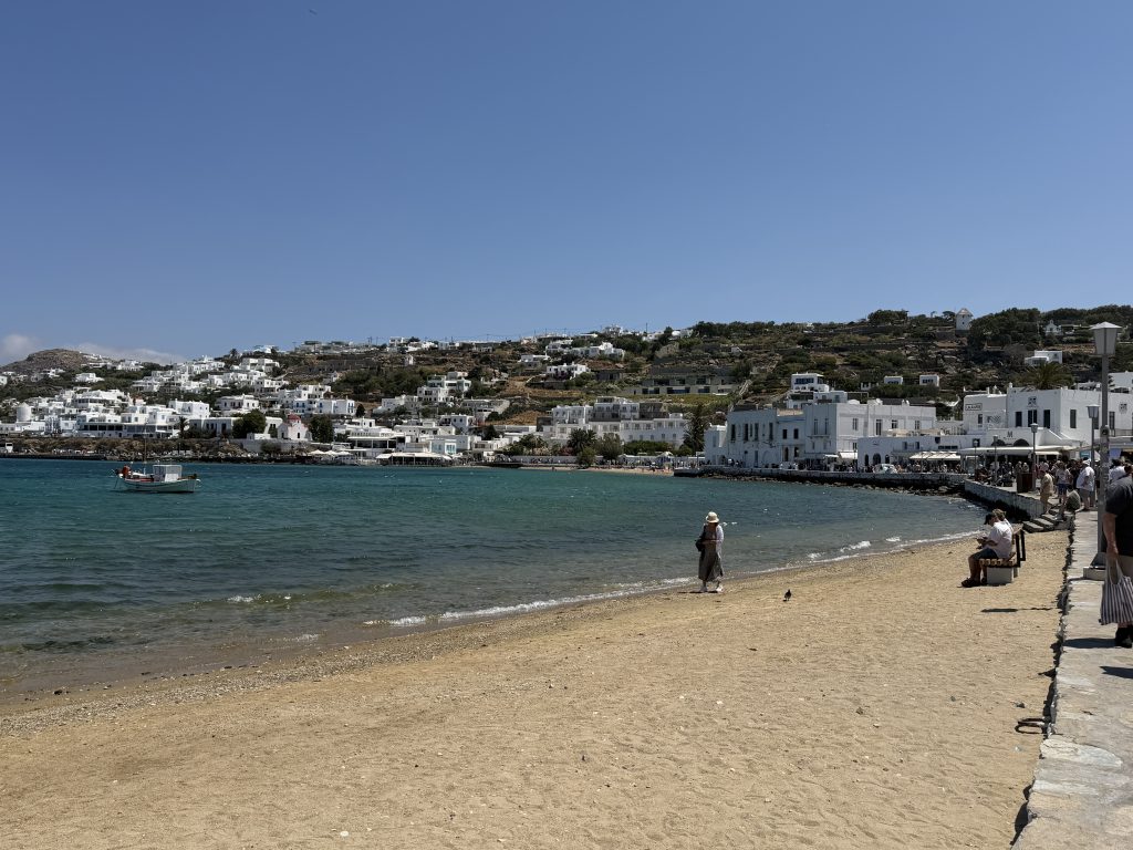 Tagoo Across the Water - Hillside neighborhood of Mykonos Town