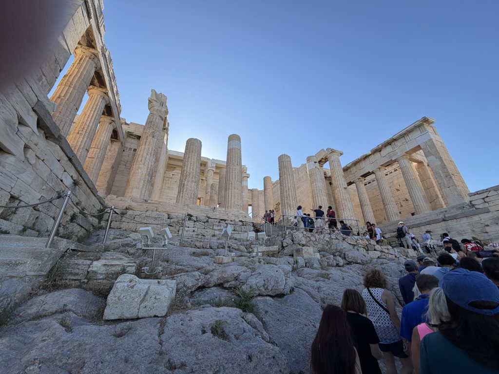 Path to Propylaea of Athens