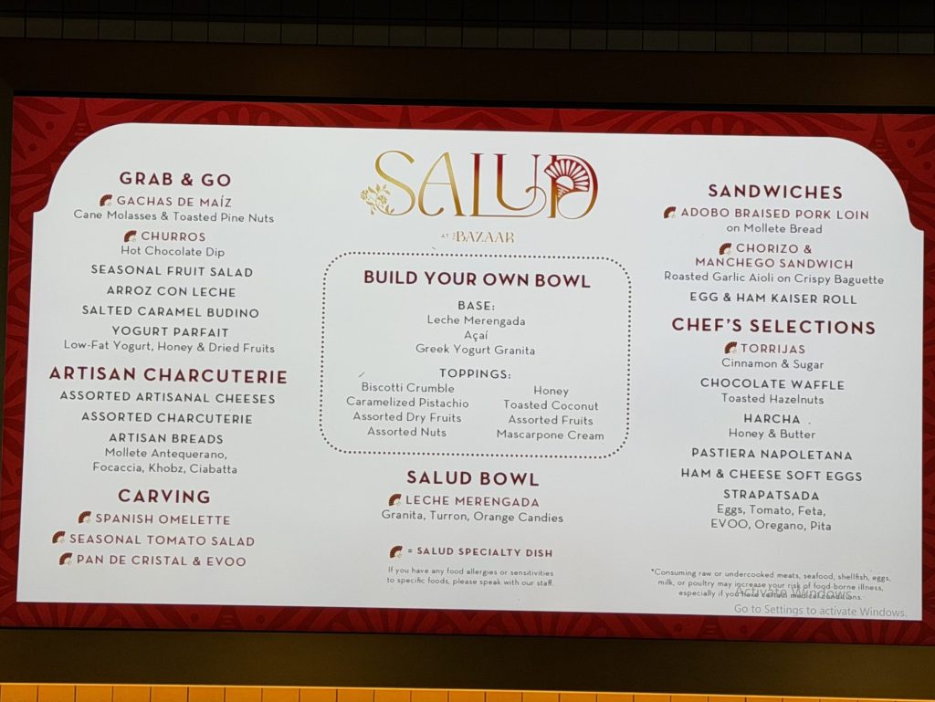 Spice Day 2 Menu (Salud)