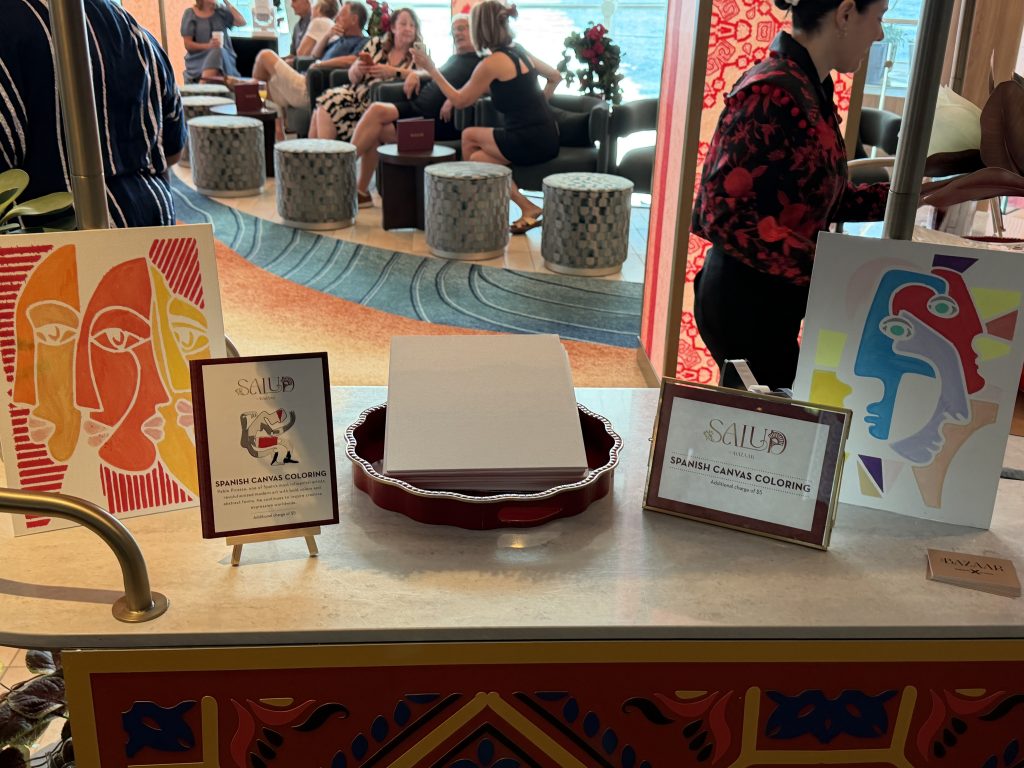 Bazaar Day 2 Spanish Canvas Coloring Craft Cart (Salud)