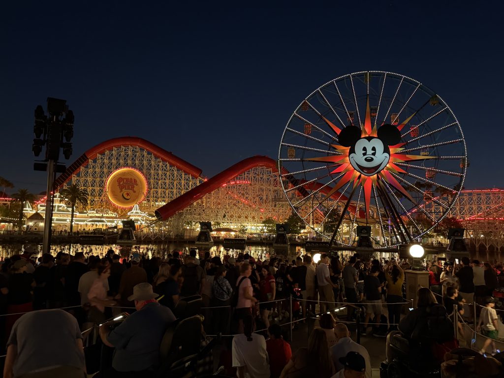 Pixar Pier View Before World of Color