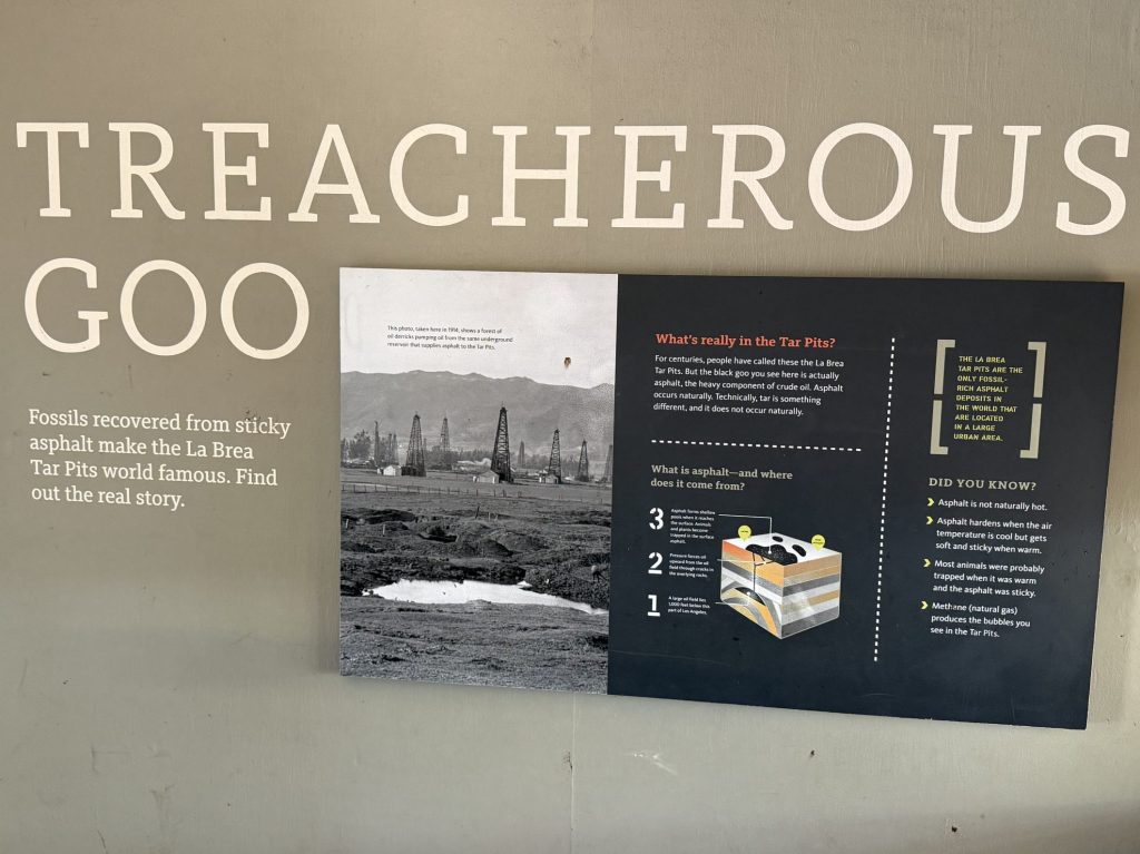 Treacherous Goo Sign @ La Brea Tar Pits