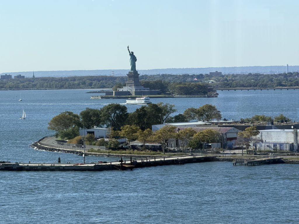 Statue of Liberty from Deck 16 @ Valiant Lady