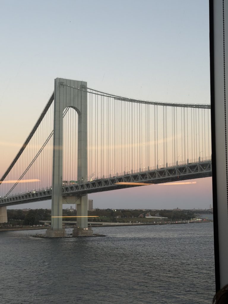 Verrazzano-Narrows Bridge from Gunbae Korean BBQ
