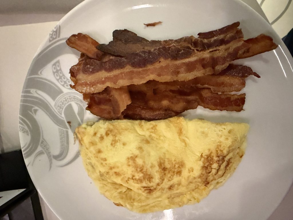 Omelette & Bacon @ Diner & Dash (The Galley)