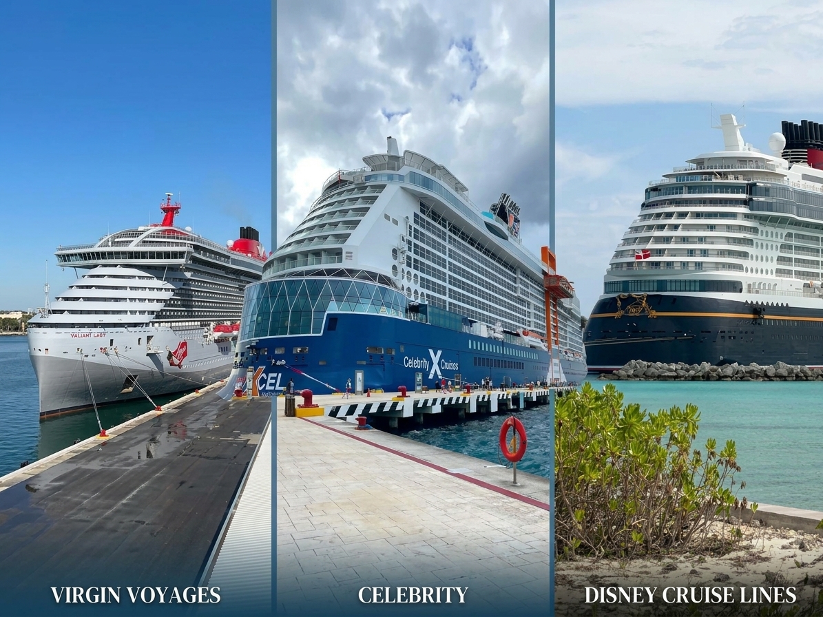 Virgin Voyages, Celebrity, & Disney Cruise Ships